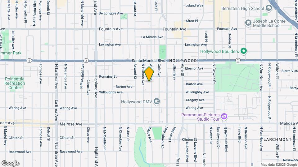933 Wilcox Ave Map and Location Details