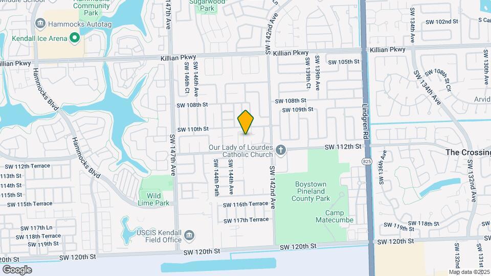 11041 SW 143rd Ct Map and Location Details