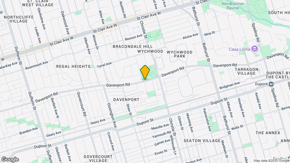 1003 Davenport Rd Map and Location Details