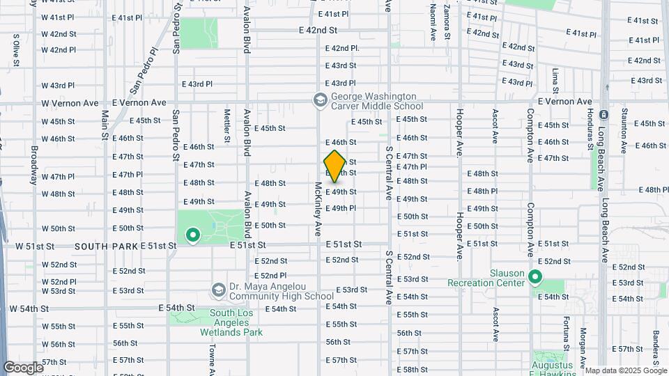 901 E 49th St Map and Location Details