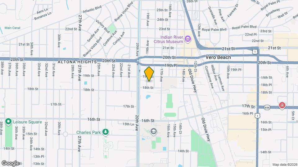 1836 19th Ave Map and Location Details