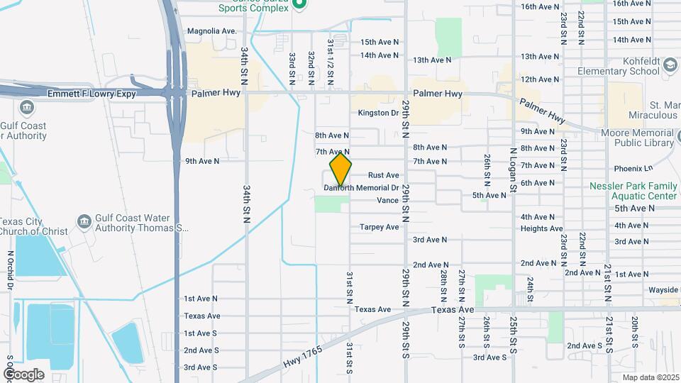 3109 Danforth Memorial Dr Map and Location Details