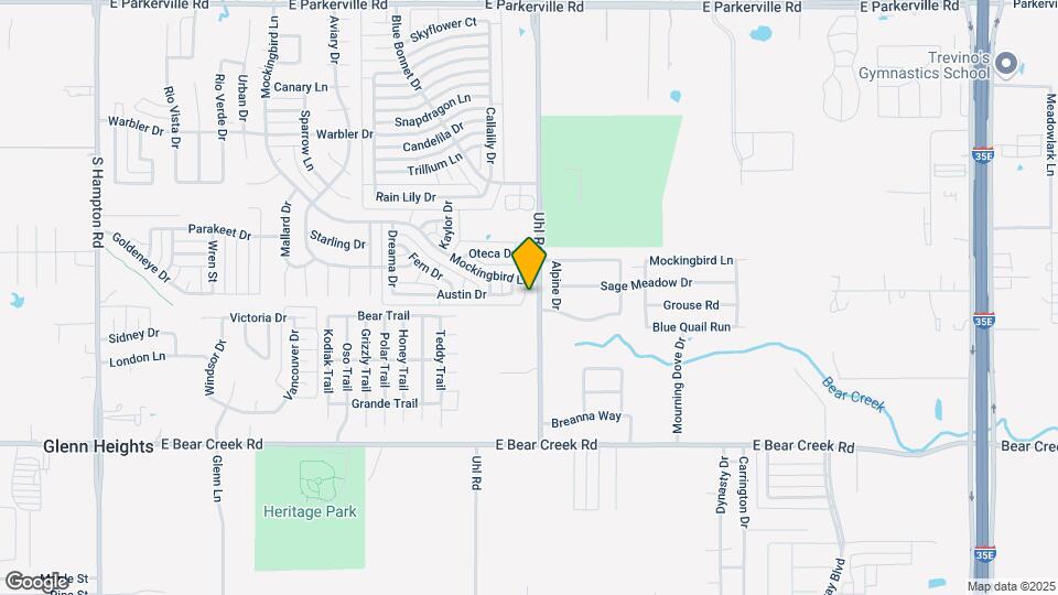 1633 Mockingbird Ln Map and Location Details