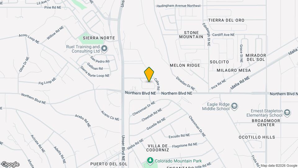 2128 Sagecrest Loop Map and Location Details