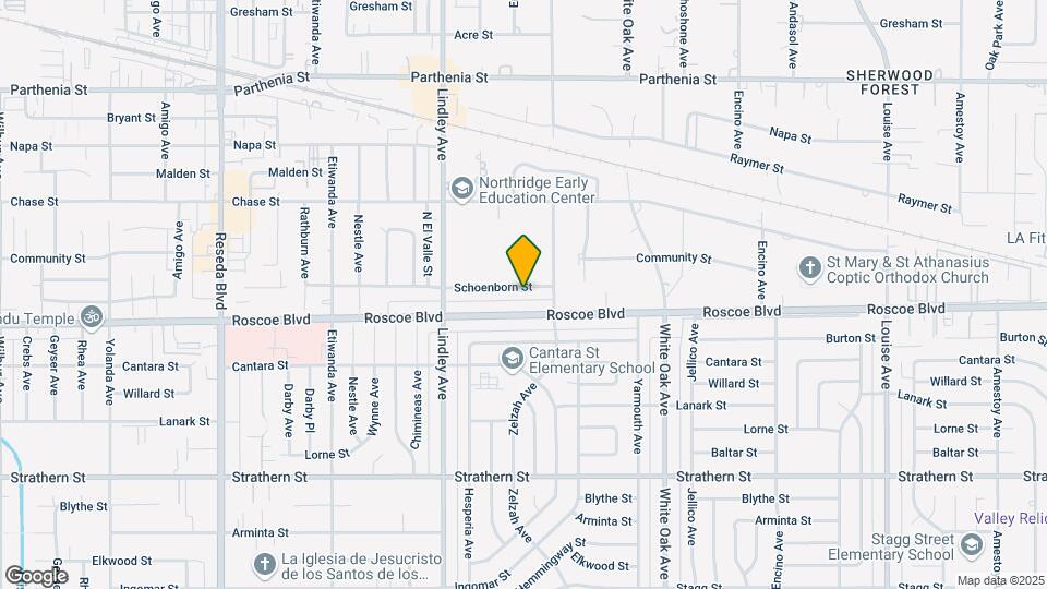 17932 Schoenborn St Map and Location Details