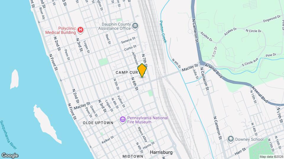 2122 Jefferson St Mapa y Detalles de la Ubicación