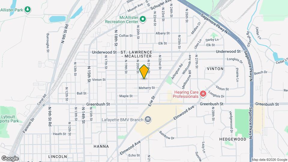 2017 Vinton St Map and Location Details