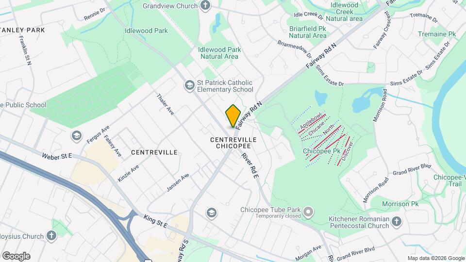 290 Fairway Rd N Map and Location Details