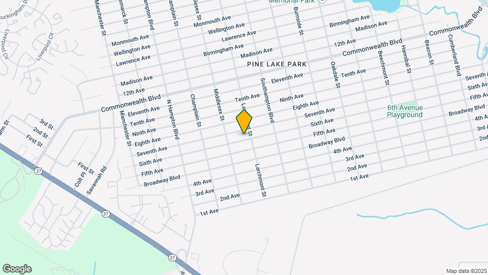 1033 Sixth Ave Mapa y Detalles de la Ubicación