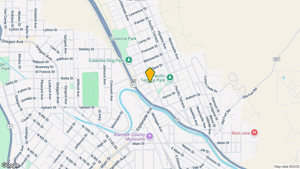 734 N Eldorado Ave Map and Location Details