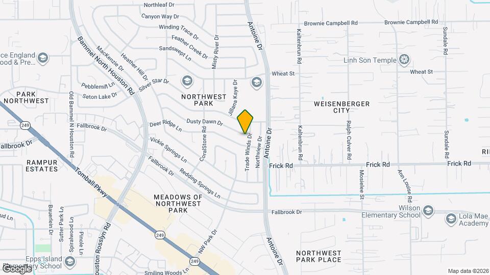 6607 Dusty Dawn Dr Map and Location Details