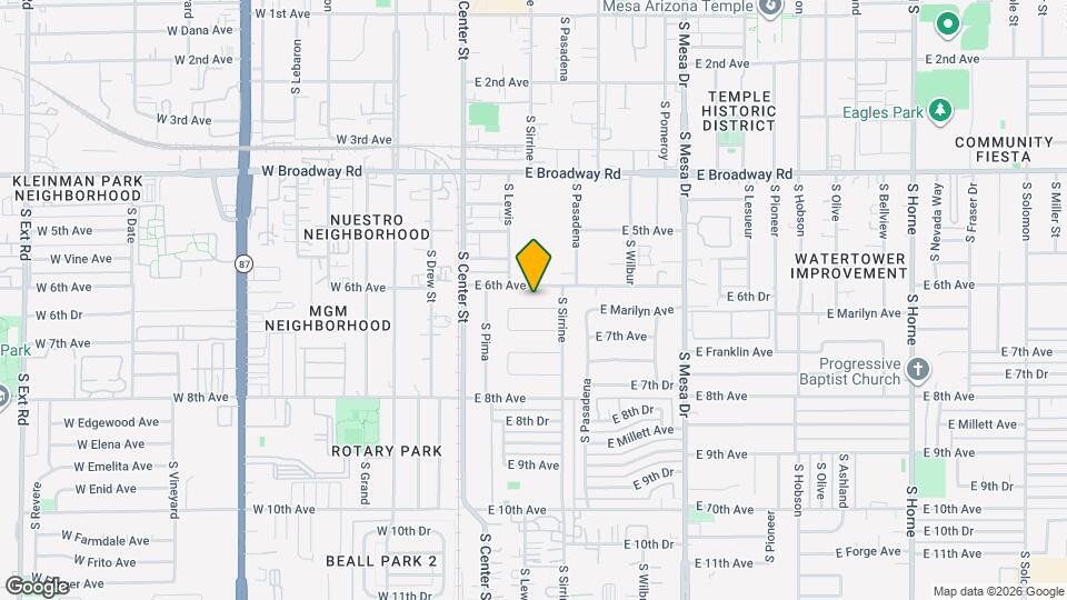 120 E Marilyn Ave Mapa y Detalles de la Ubicación