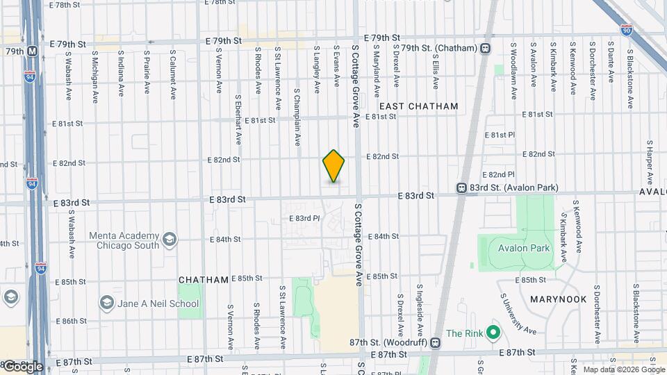 8240 S Evans Ave, Unit Apt 1 Mapa y Detalles de la Ubicación