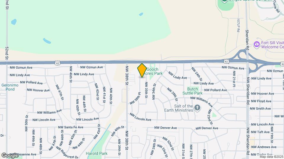 2529 NW 38th Pl Map and Location Details