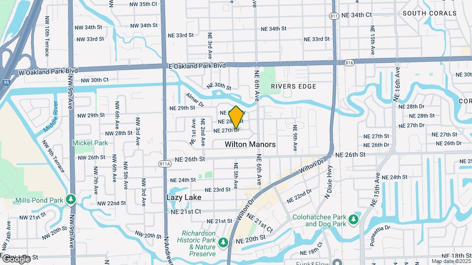 500 NE 27th Dr Map and Location Details