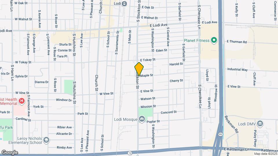 802 S Stockton St Map and Location Details