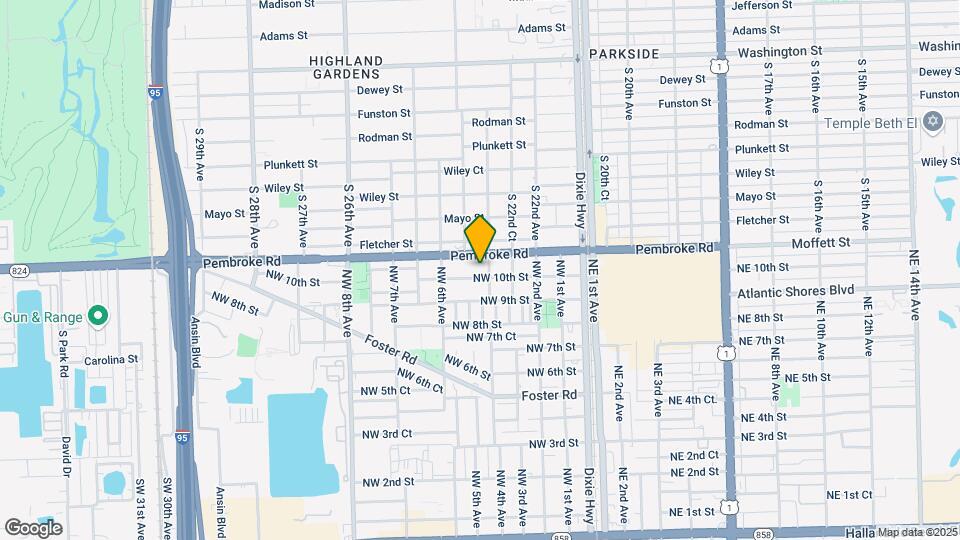 408 NW 10th St Map and Location Details