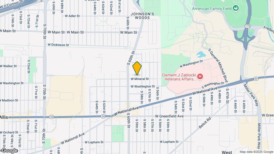 5820 W Mineral St Map and Location Details