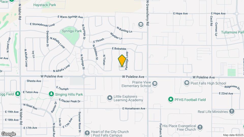 2521 Partridge Loop Map and Location Details