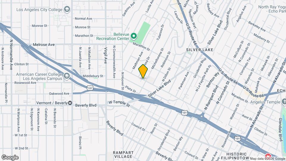3426 Bellevue Ave Map and Location Details