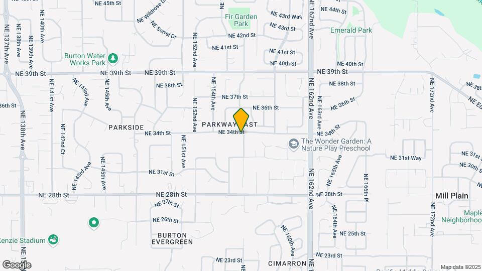 15607 NE 34th St Map and Location Details