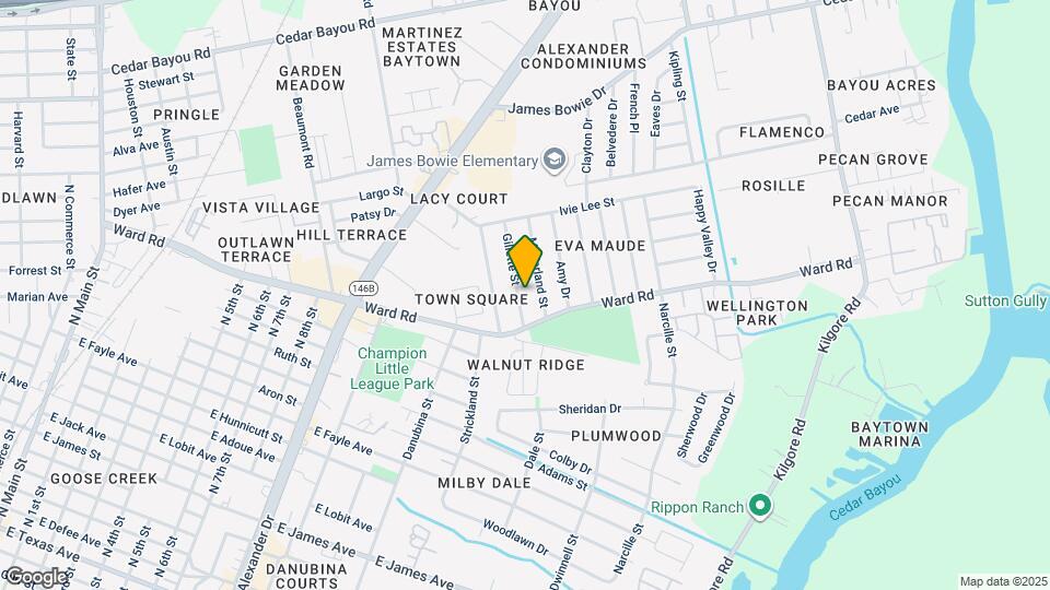 1701 Gillette St Mapa y Detalles de la Ubicación