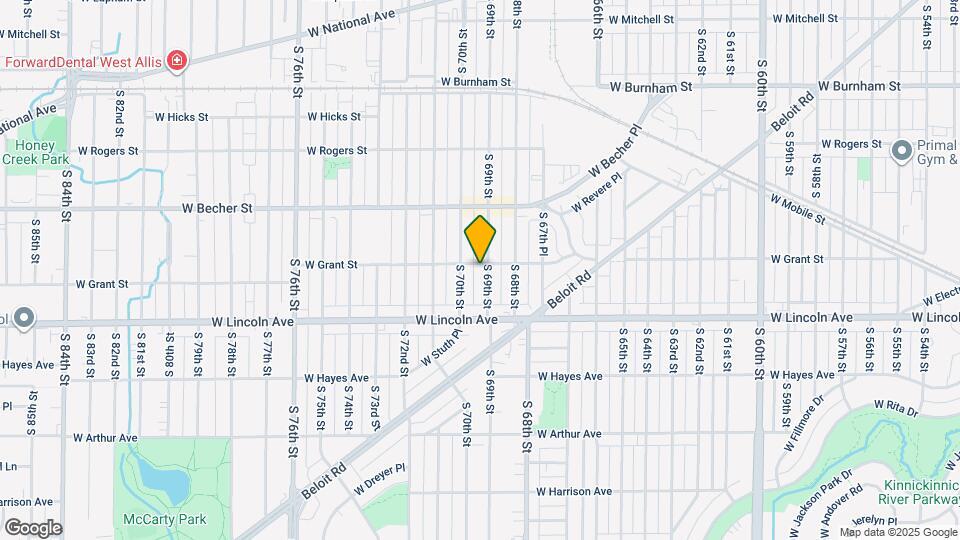 2207 S 69th St Map and Location Details