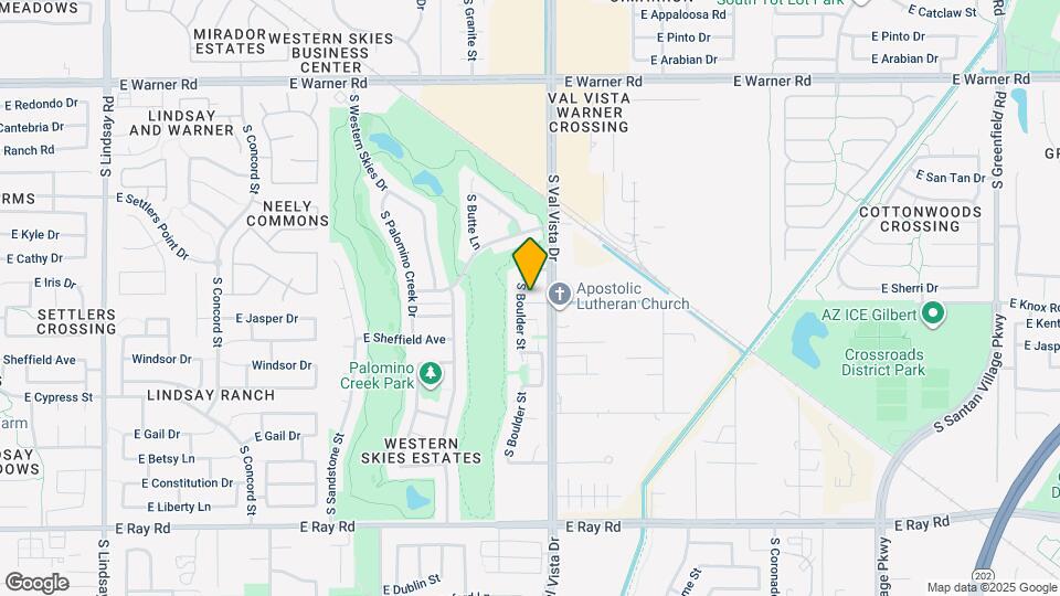 1191 S Boulder St Map and Location Details