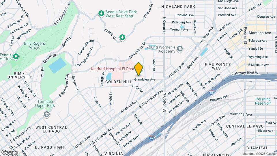 1821 Grandview Ave Map and Location Details