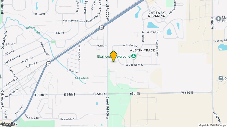 6803 N Denton Ct Map and Location Details