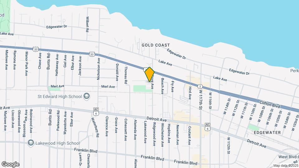 1276 Cove Ave Map and Location Details