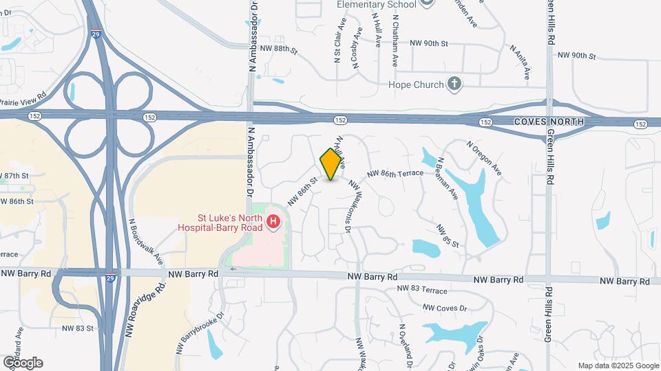 8644 NW Waukomis Dr Map and Location Details