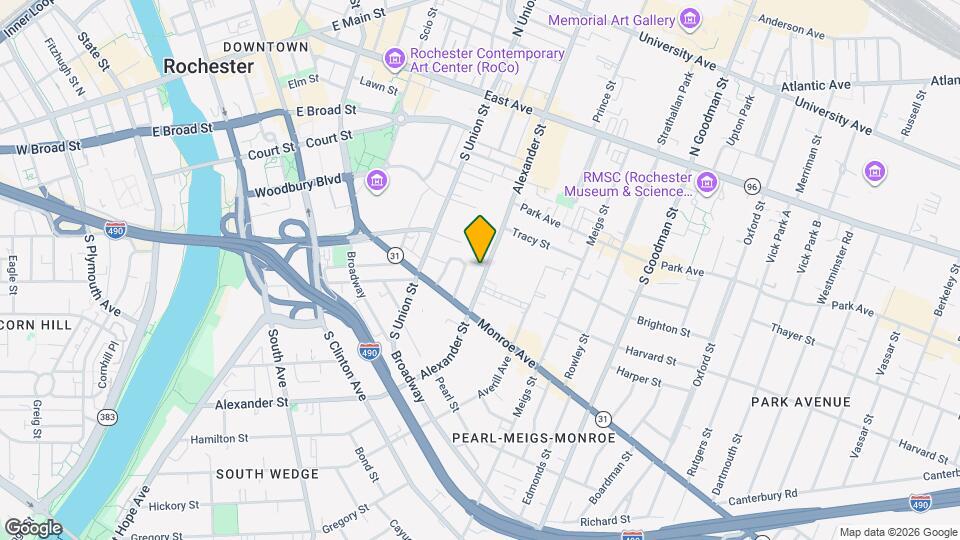 225 Alexander St Map and Location Details