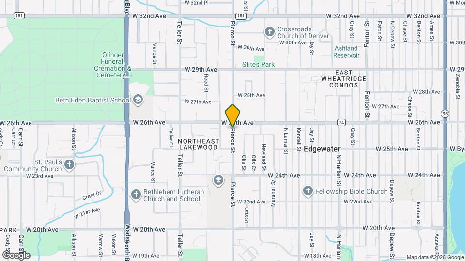 2591 Pierce St, Unit 2591 Pierce St Map and Location Details