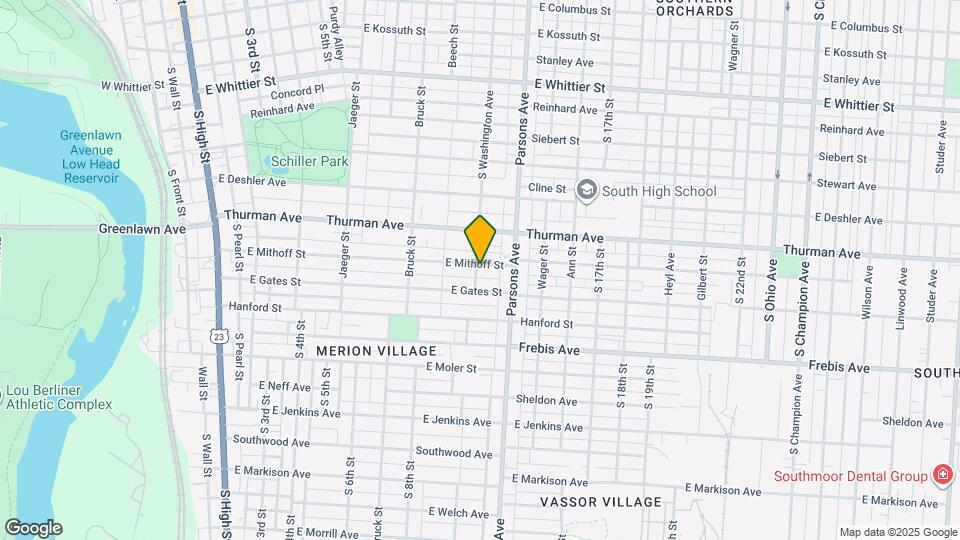 1240 S Washington Ave Map and Location Details