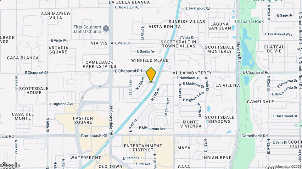 4855 N Woodmere Fairway Map and Location Details