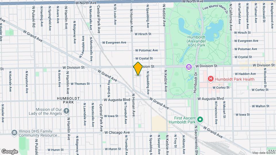 1118 N Christiana Ave Mapa y Detalles de la Ubicación