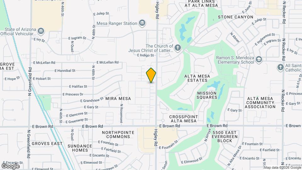 1435 N Balboa Mapa y Detalles de la Ubicación