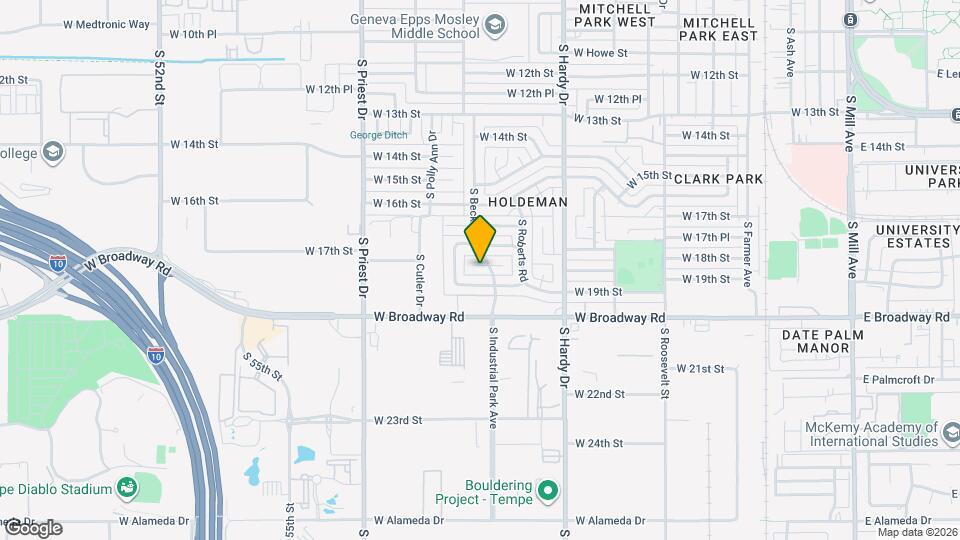 1041 W 18th St Map and Location Details