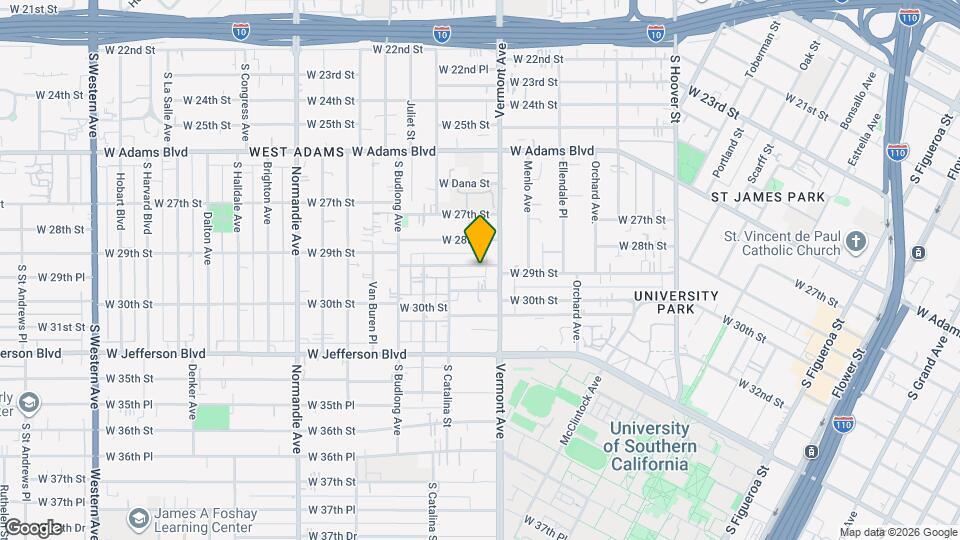 1422 W 29th St Mapa y Detalles de la Ubicación