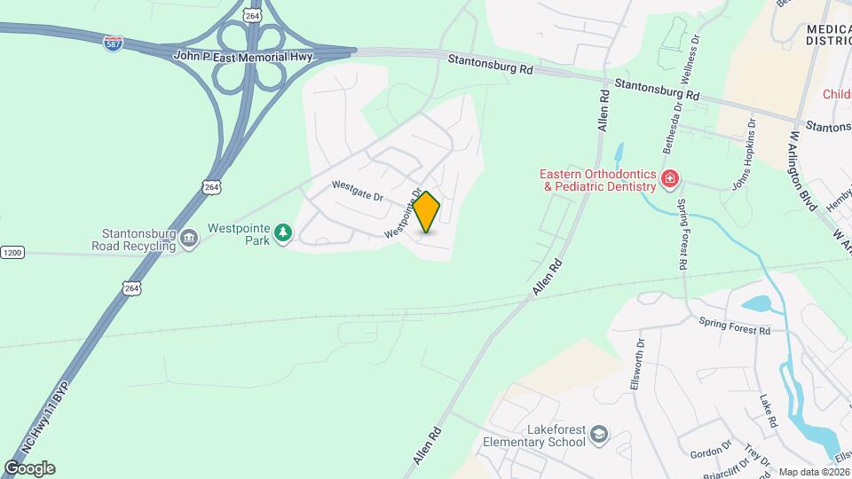 Greenpointe Apartments Map and Location Details