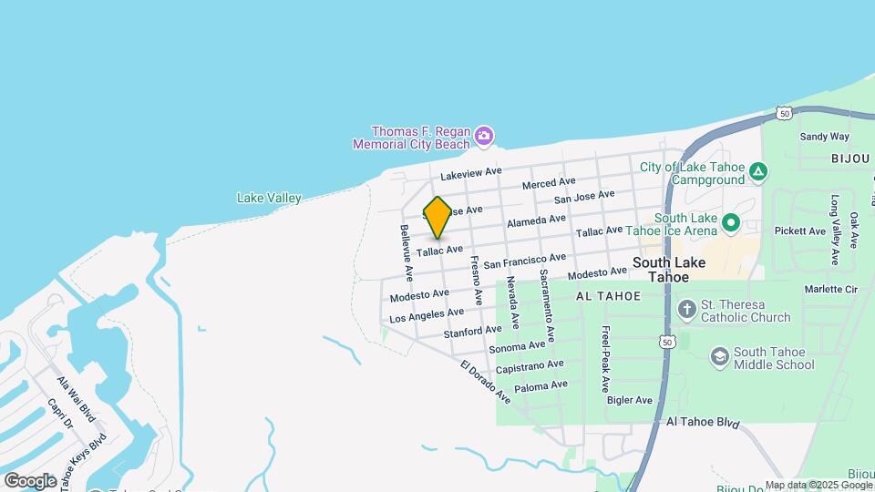 747 Tallac Ave-Unit -B Map and Location Details