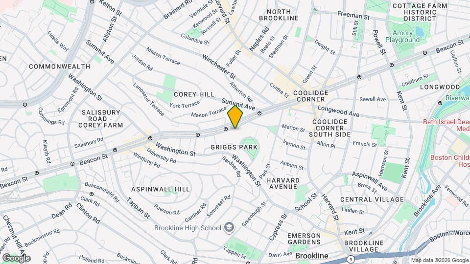 1471 Beacon St Mapa y Detalles de la Ubicación