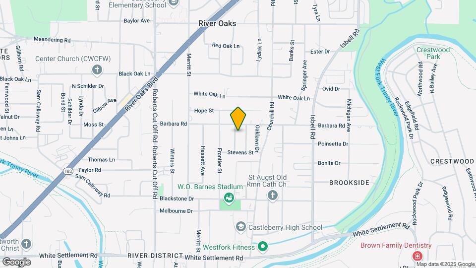 614 Worthview Dr Map and Location Details