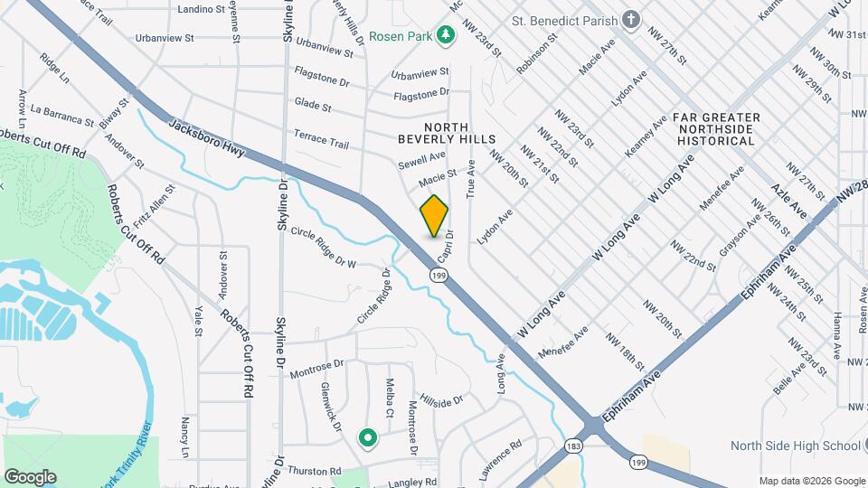 2213 Capri Dr Map and Location Details