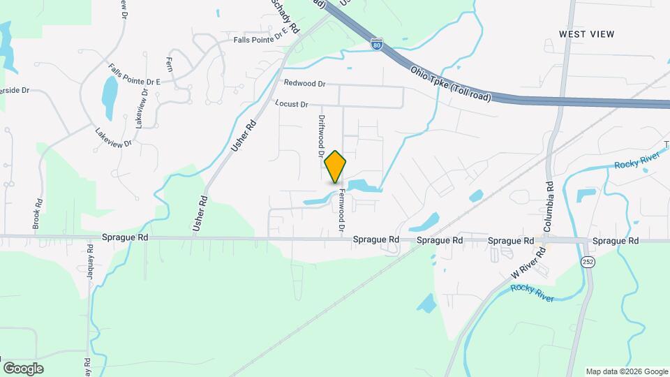 9582 Fernwood Dr Map and Location Details