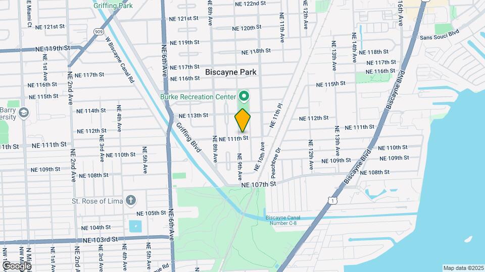 905 NE 111th St Map and Location Details