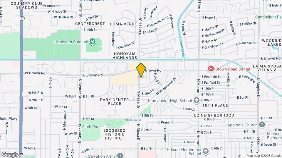 1041 N Mesa Dr Map and Location Details