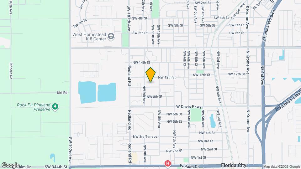 848 NW 10th St Map and Location Details