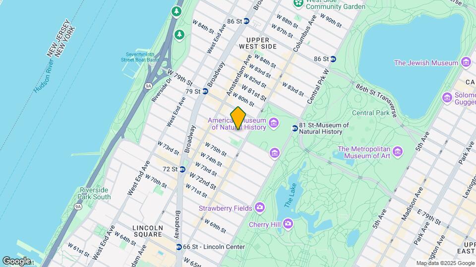 119 W 77th St Map and Location Details